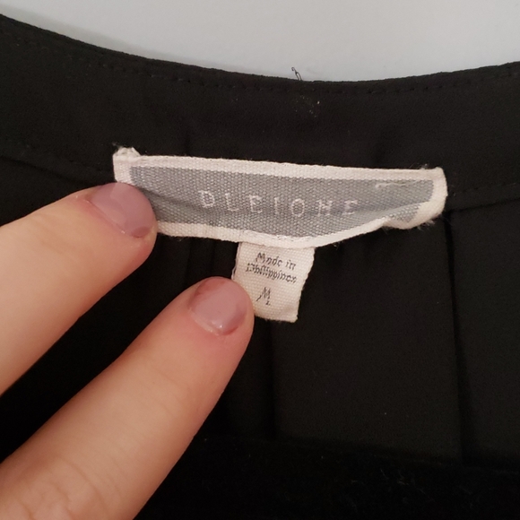 PLEIONE Black Blouse - Picture 4 of 4